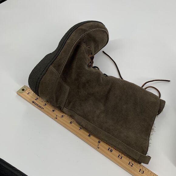 NEW Sam Edelman Mateo Suede Faux Fur Lined Snowboots Size 10 Womens Brown - Picture 5 of 8